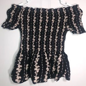 Japna Floral Off The Shoulder Top Size S